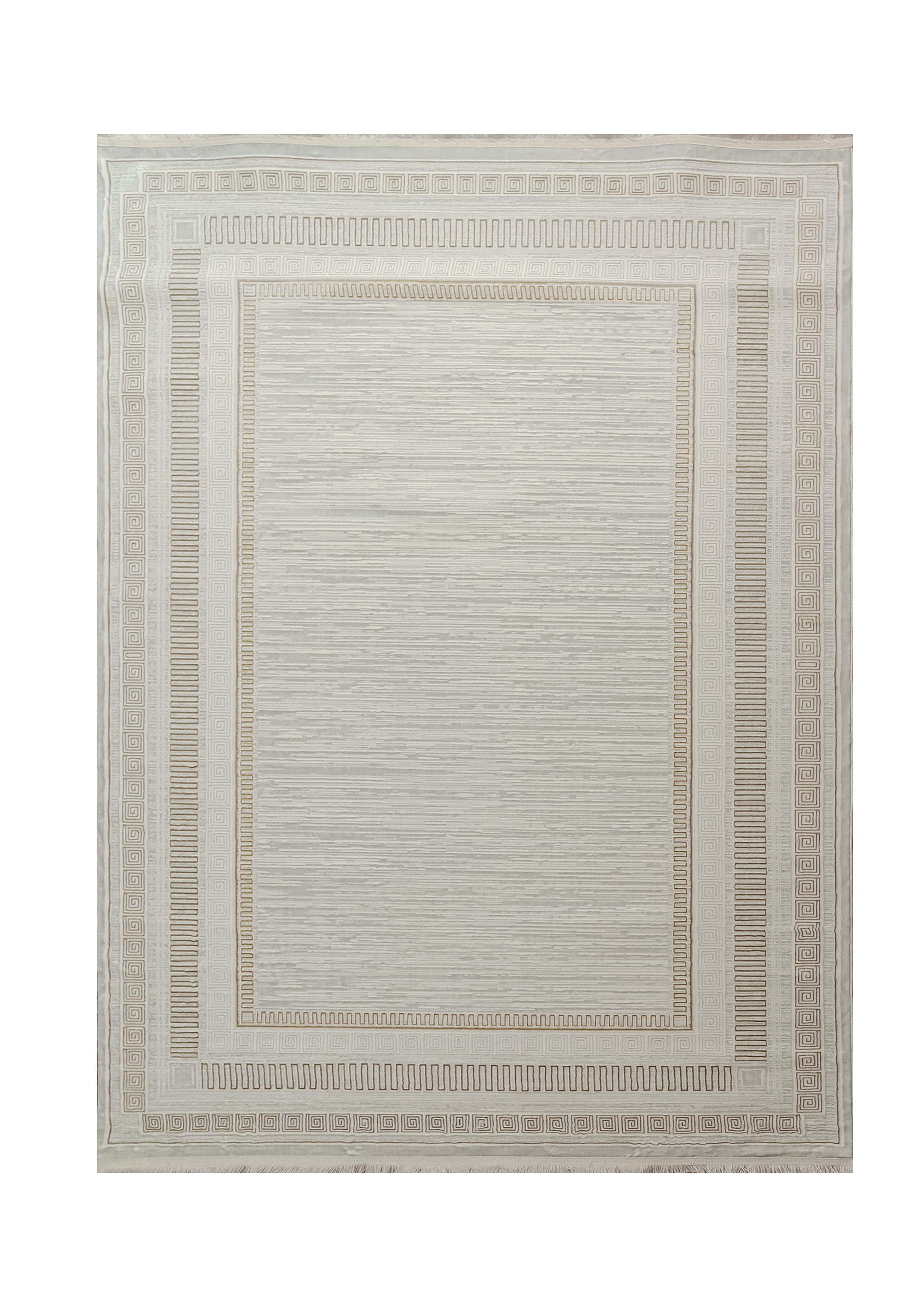AGAH KF406 KREM-VİZON (DESENLİ BORDÜR))