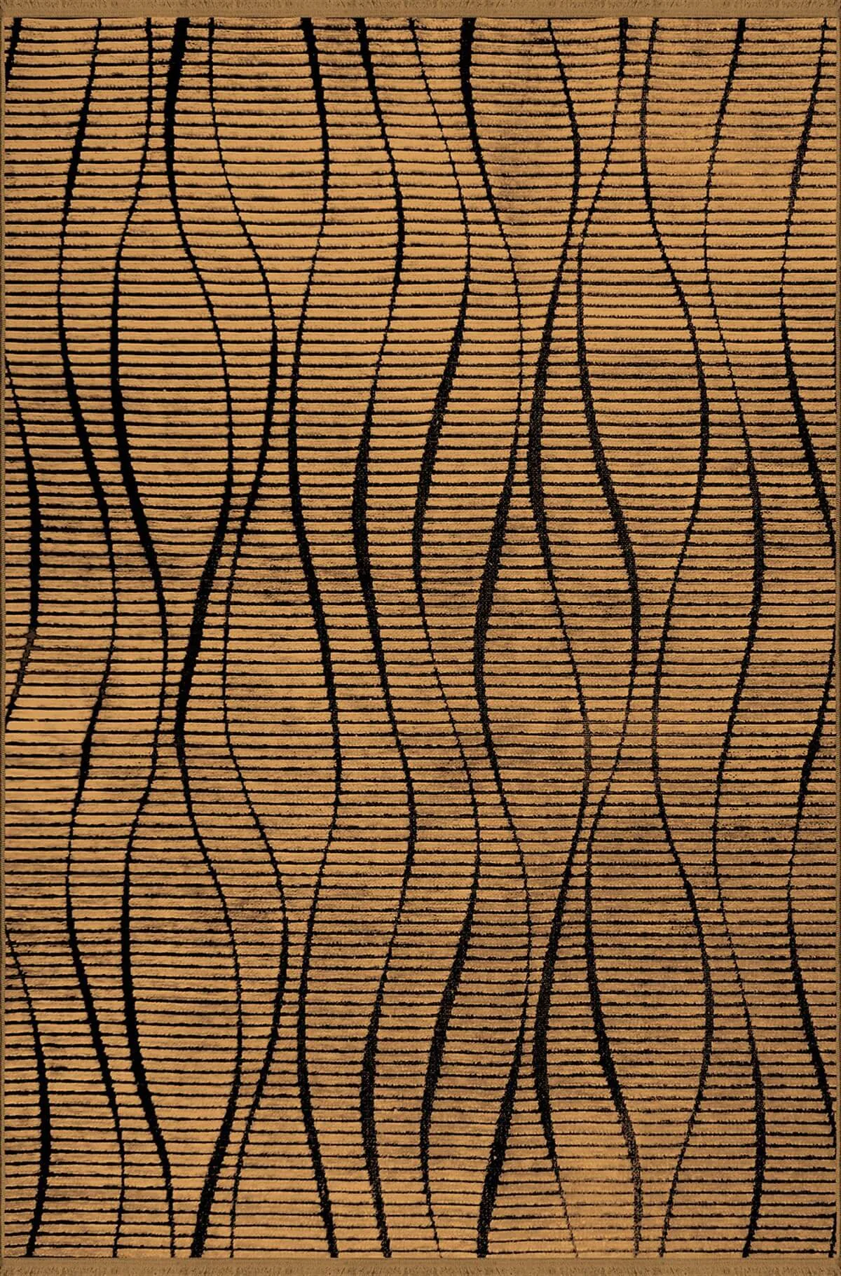 Vadi Şönil Çiğ Ombra Rengi Modern Makine Dokuma Halı-8043